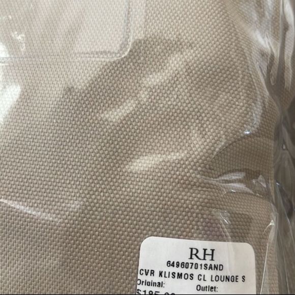 KLISMOS OUTDOOR FURNITURE COVER RESTORATION HARDWARE LOUNGE CHAIR color sand - Picture 4 of 7